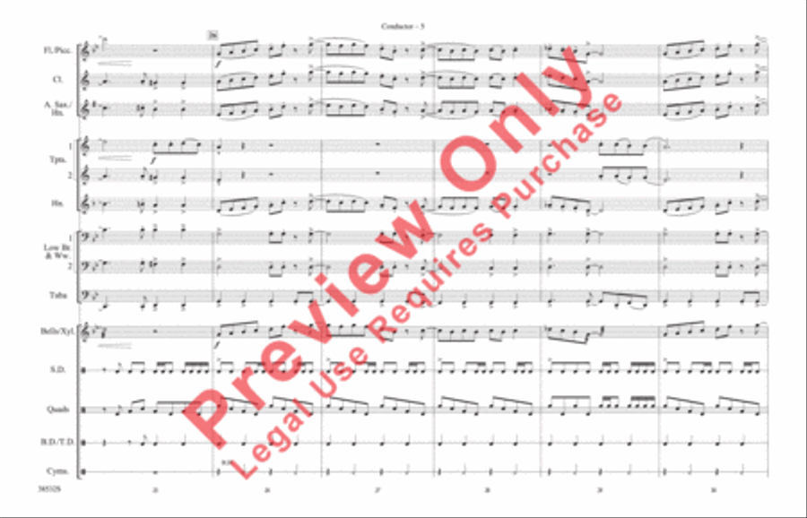 Hot Stuff Marching Band scores gallery preview page 6