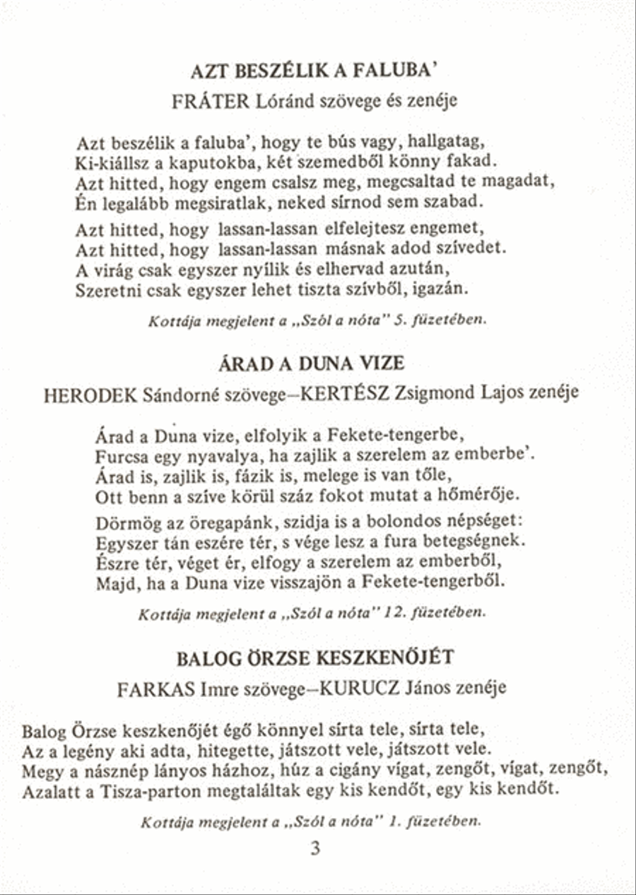 Nótaszövegek V3 Mixed Choir scores gallery preview page 3