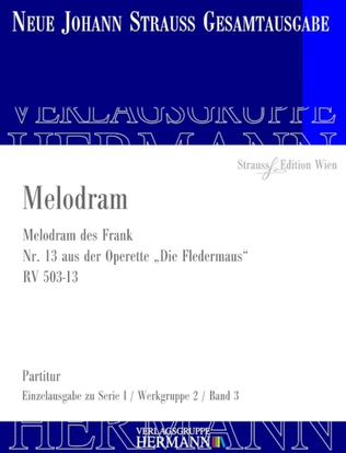 Die Fledermaus - Melodram (Nr. 13) RV 503-13