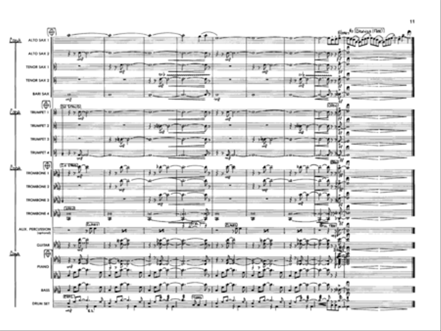 Bahia Bahia Jazz Ensemble scores gallery preview page 11