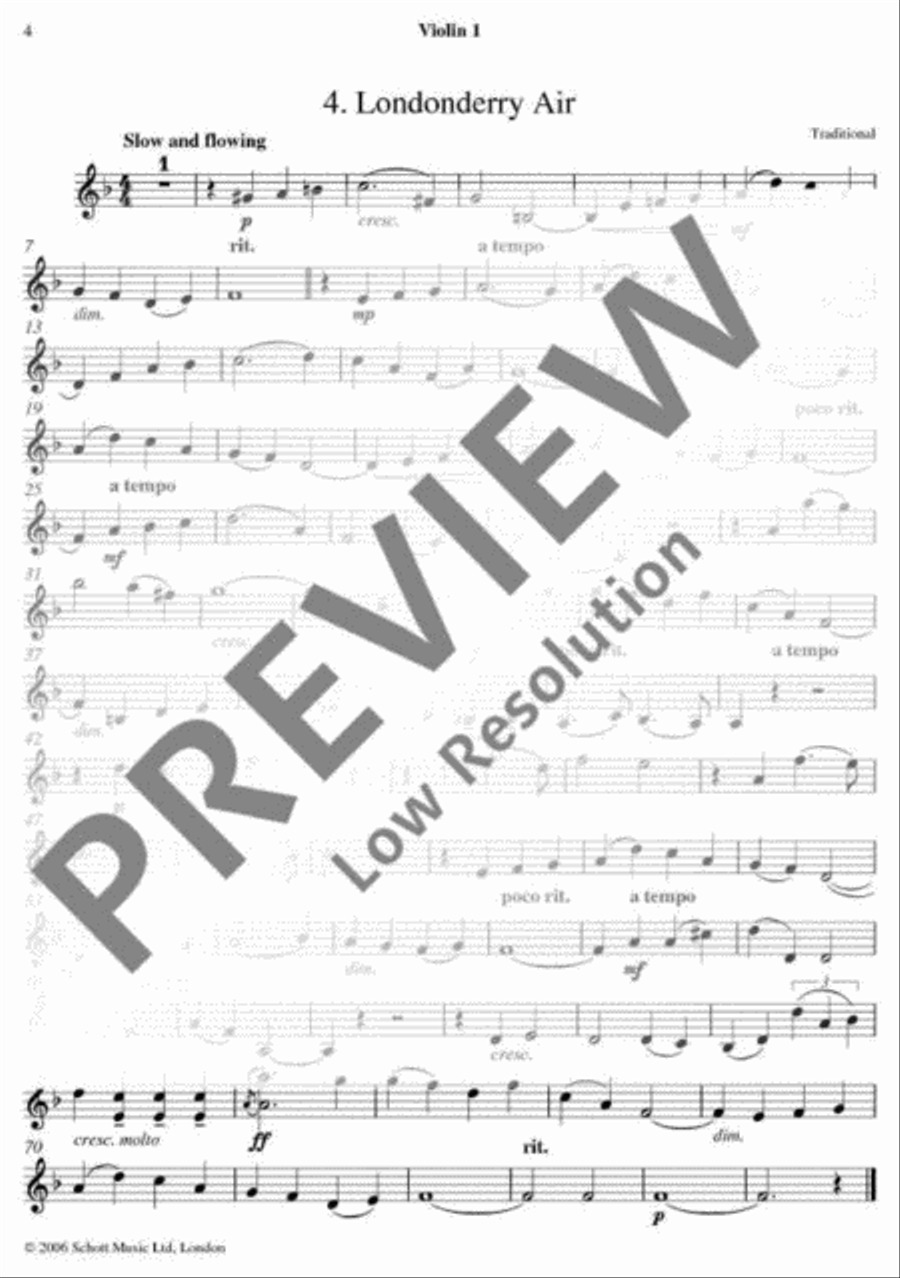 The Wild Rover String Quartet scores gallery preview page 21
