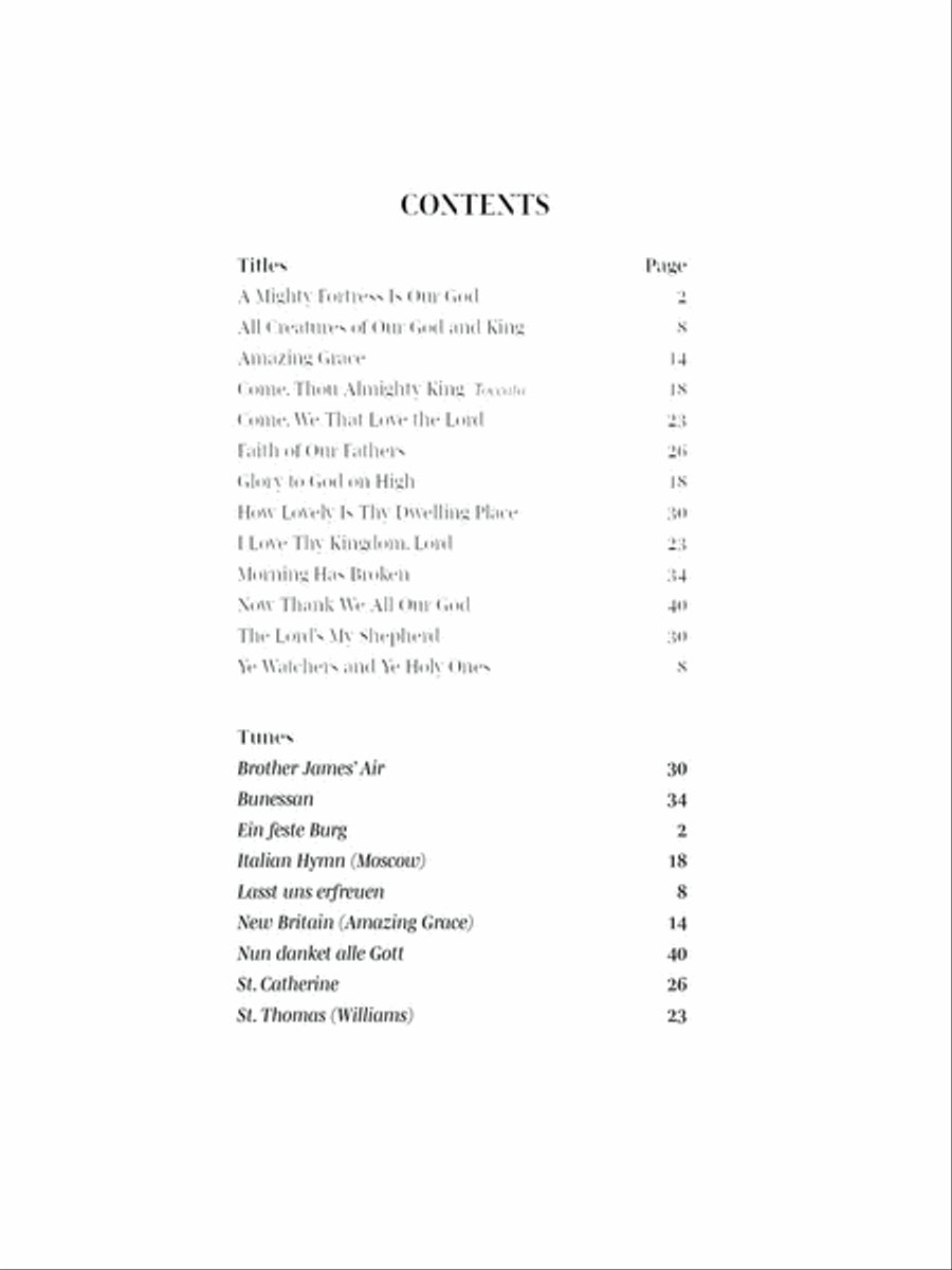 A Mighty Fortress A Mighty Fortress Organ Solo scores gallery preview page 3