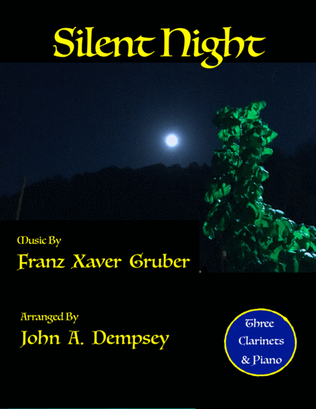 Book cover for Silent Night (Quartet for Three Clarinets & Piano)