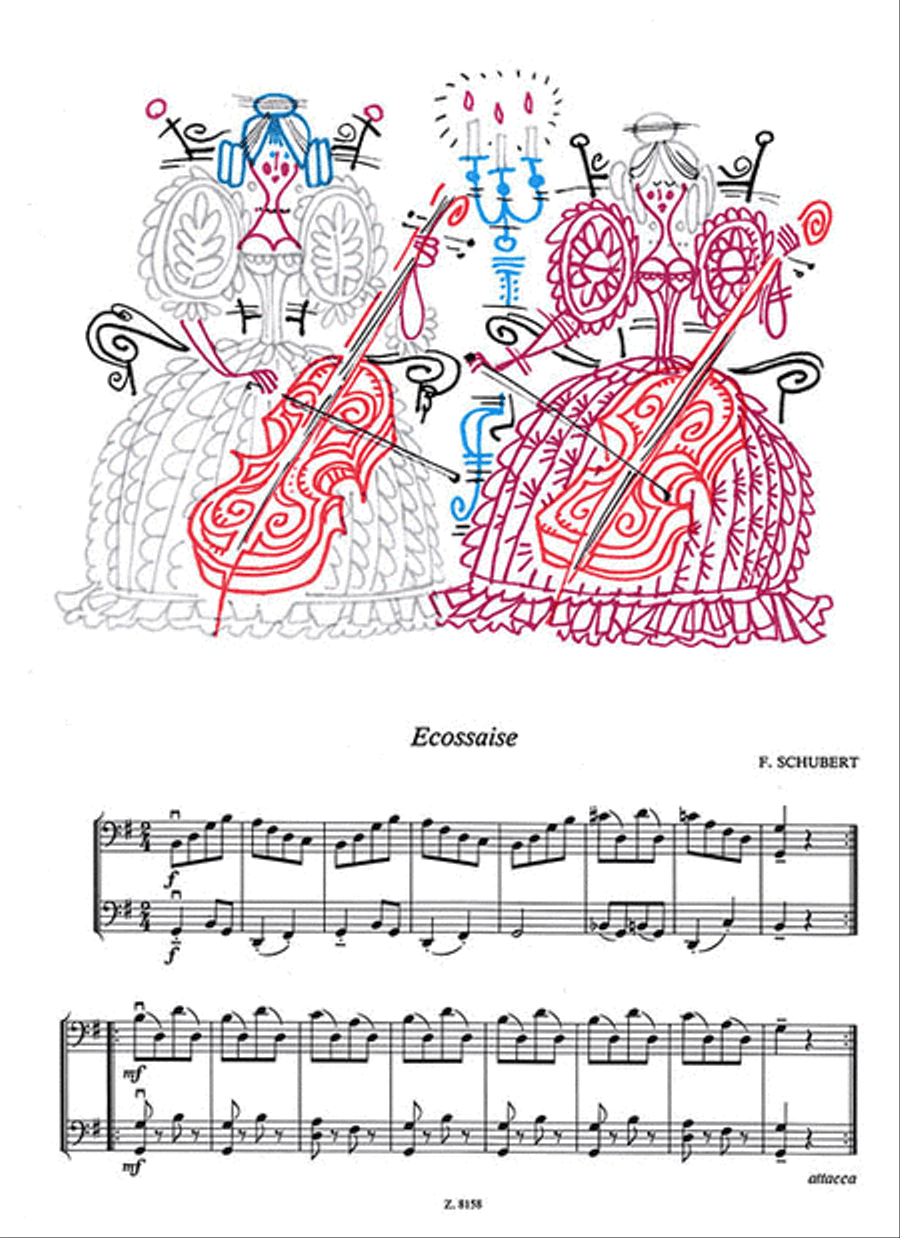 Violoncello Duos for Beginners – Volume 1 String Duet scores gallery preview page 5