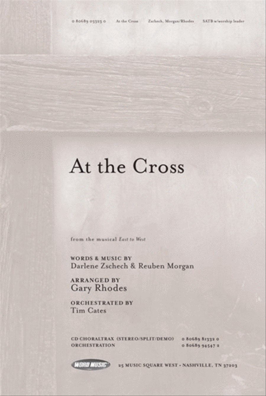 At The Cross - Anthem At The Cross - Anthem 4-Part scores gallery preview page 1