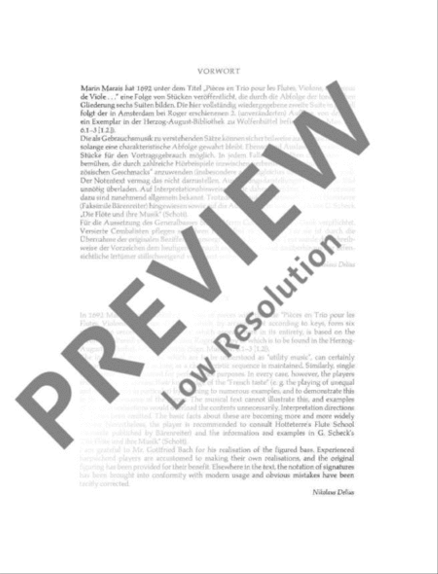 Suite G minor Suite G minor Flute scores gallery preview page 3