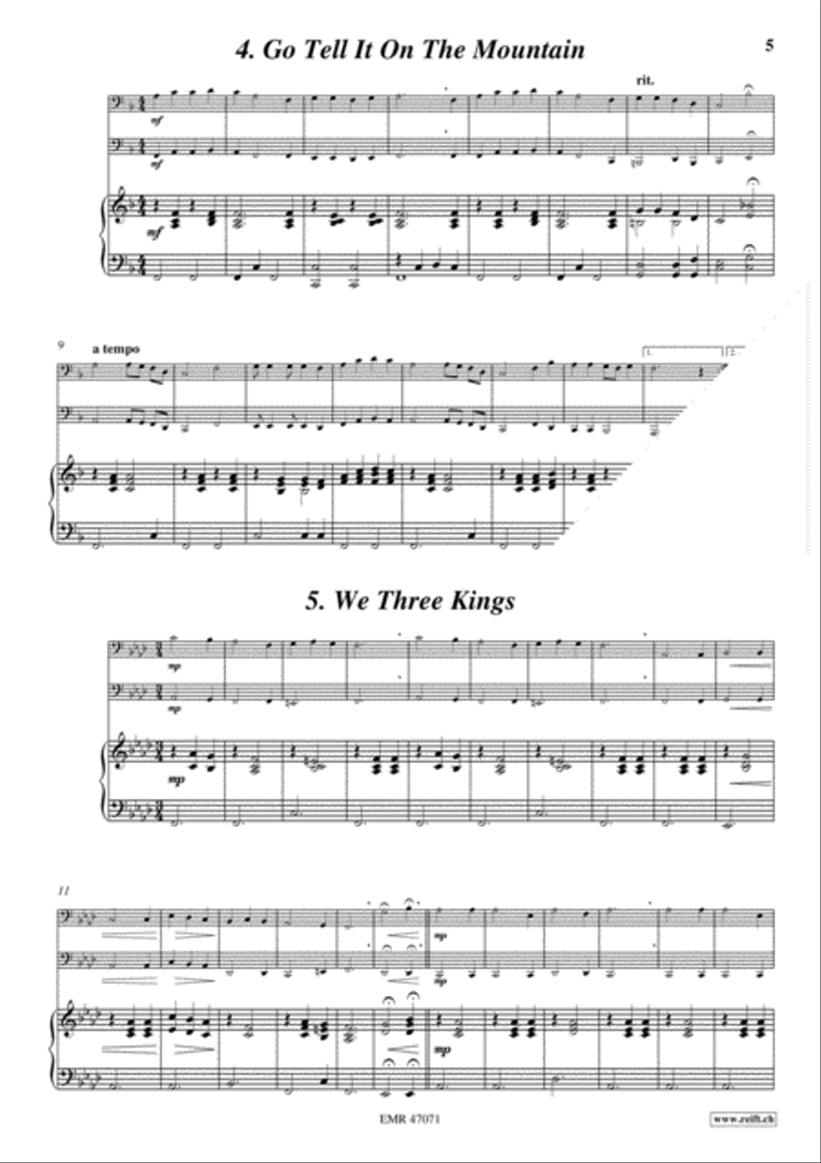 28 Weihnachtsmelodien Vol. 1 + 2 Brass Duet scores gallery preview page 15