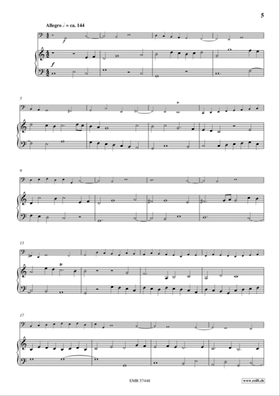 Sonata No. 6 Tuba scores gallery preview page 6