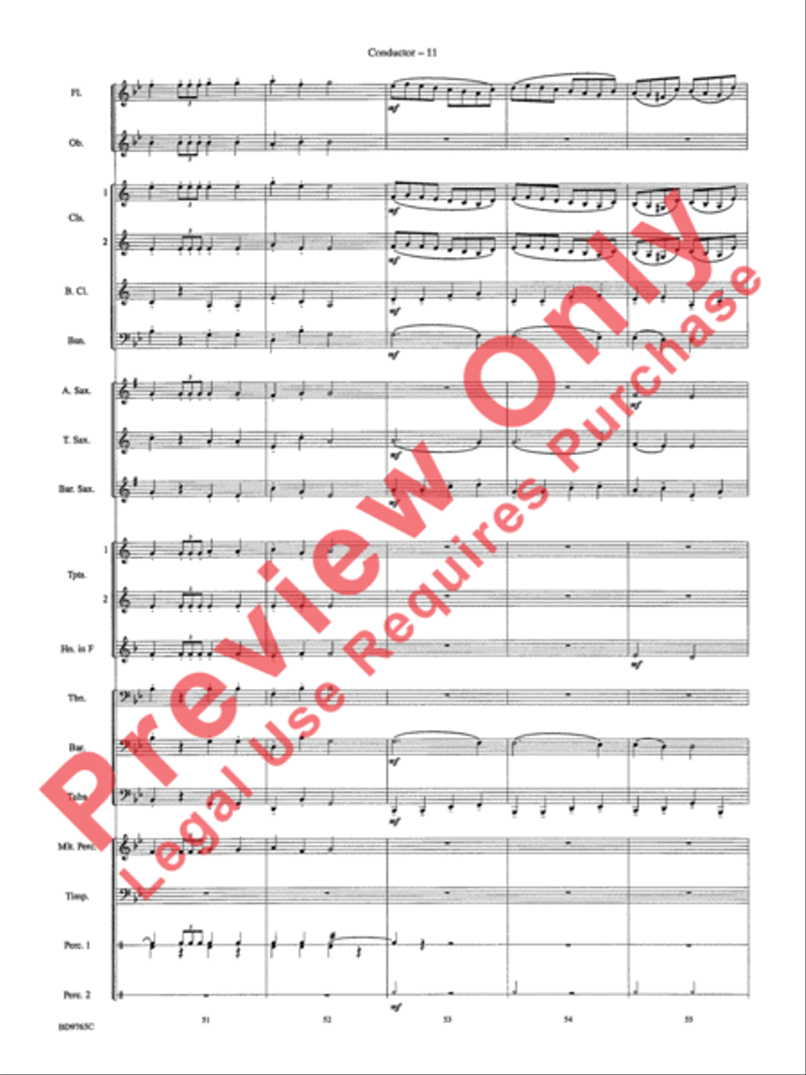 March from The Nutcracker Concert Band scores gallery preview page 14