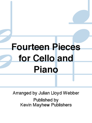 Book cover for Fourteen Pieces for Cello and Piano