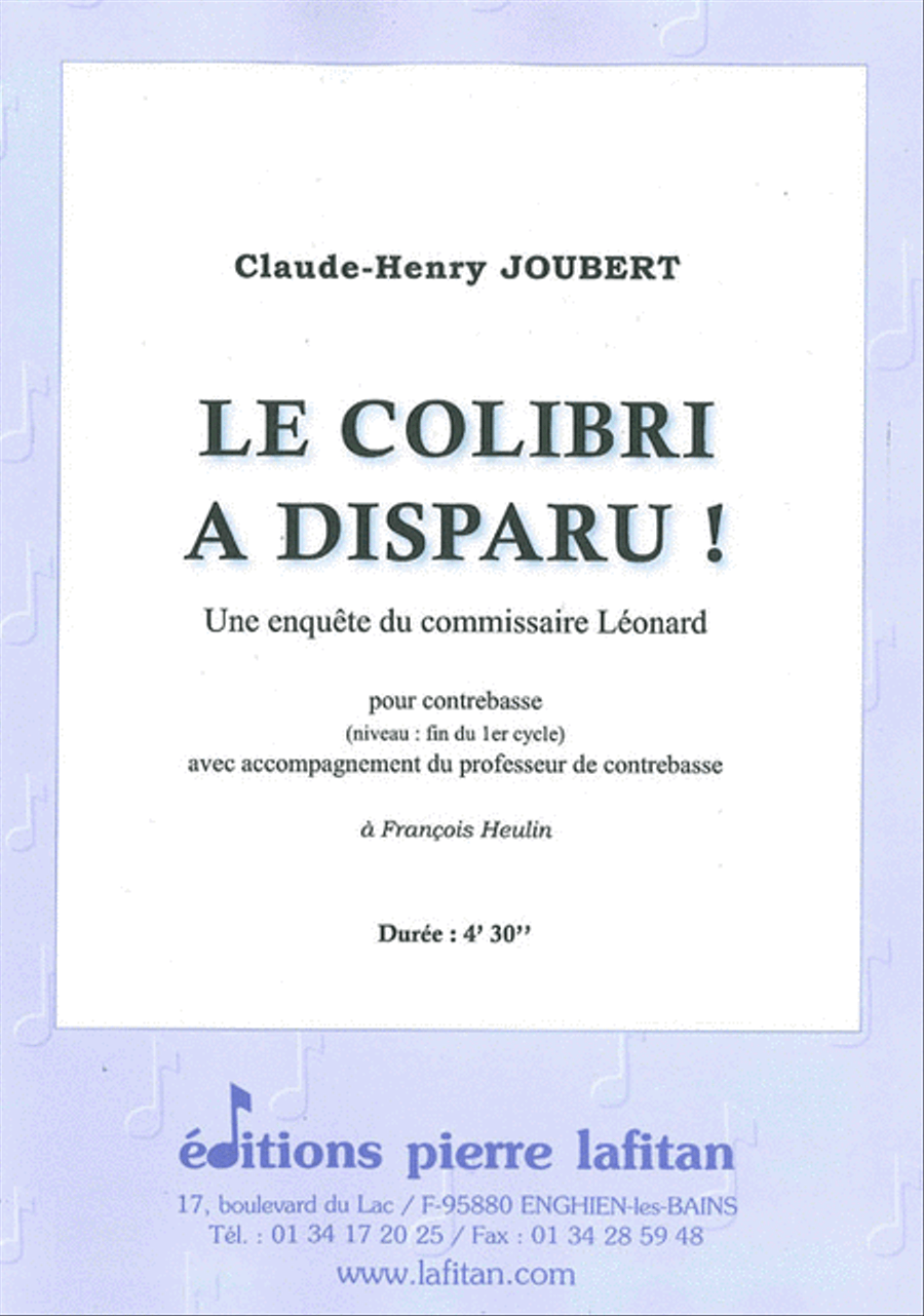 Le Colibri a Disparu ! String Duet scores gallery preview page 1