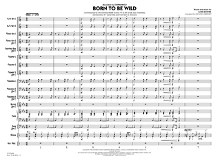 Born to Be Wild (arr. Michael Sweeney) - Full Score