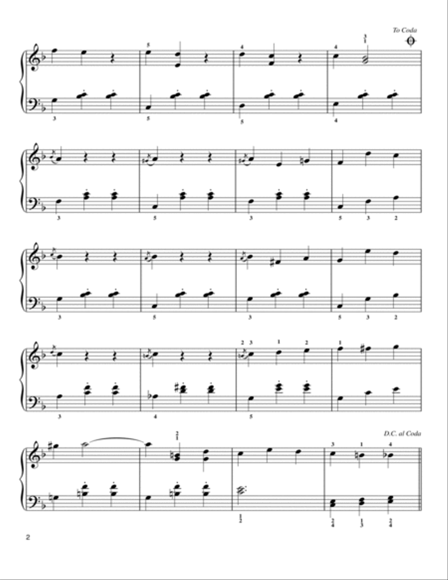Ah Je Veux Vivre Ah Je Veux Vivre Easy Piano scores gallery preview page 2
