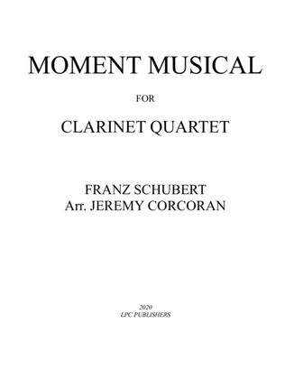 Moment Musical for Clarinet Quartet