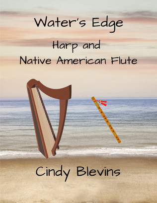Book cover for Water's Edge, for Harp and Native American Flute
