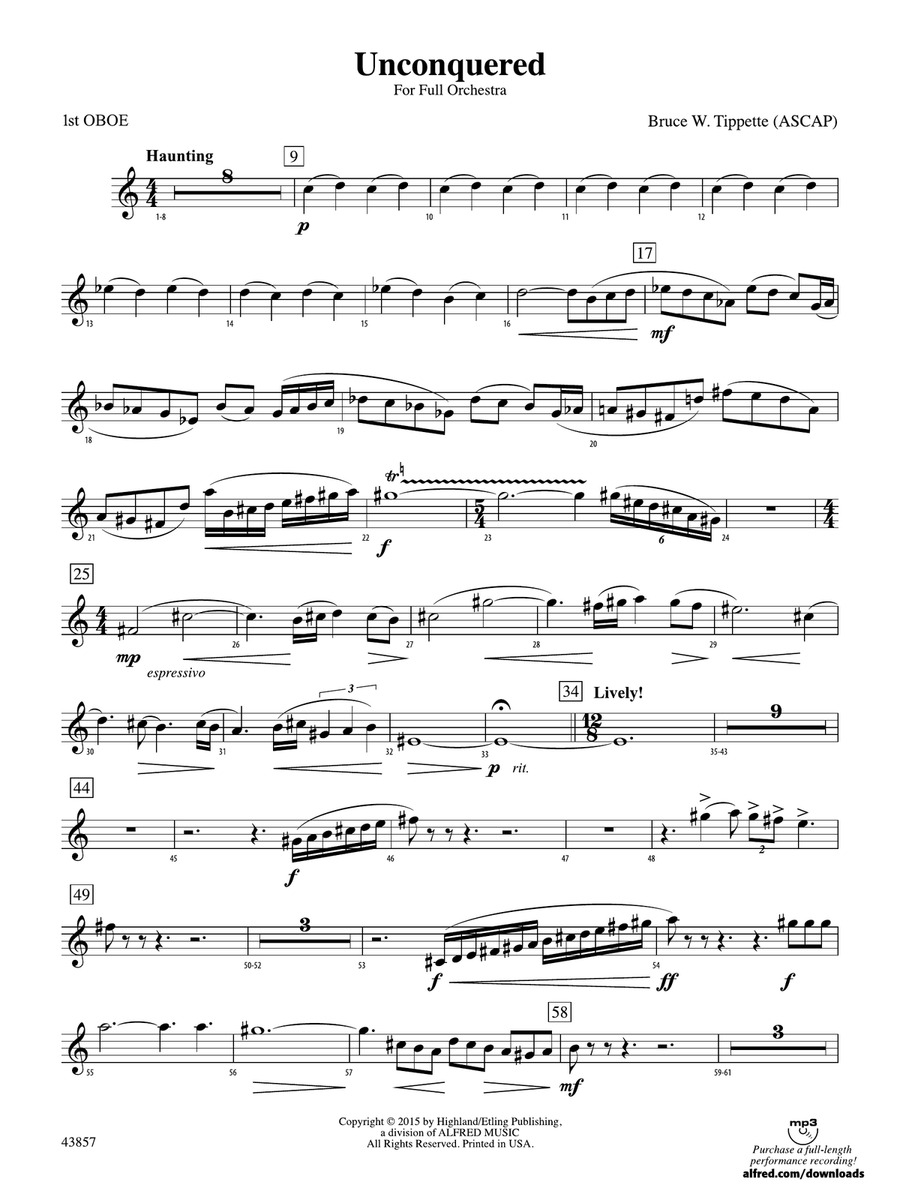 Unconquered: Oboe