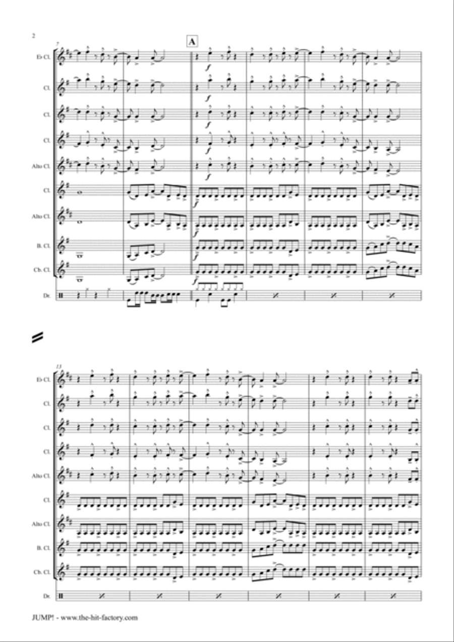 Jump Woodwind Ensemble scores gallery preview page 2