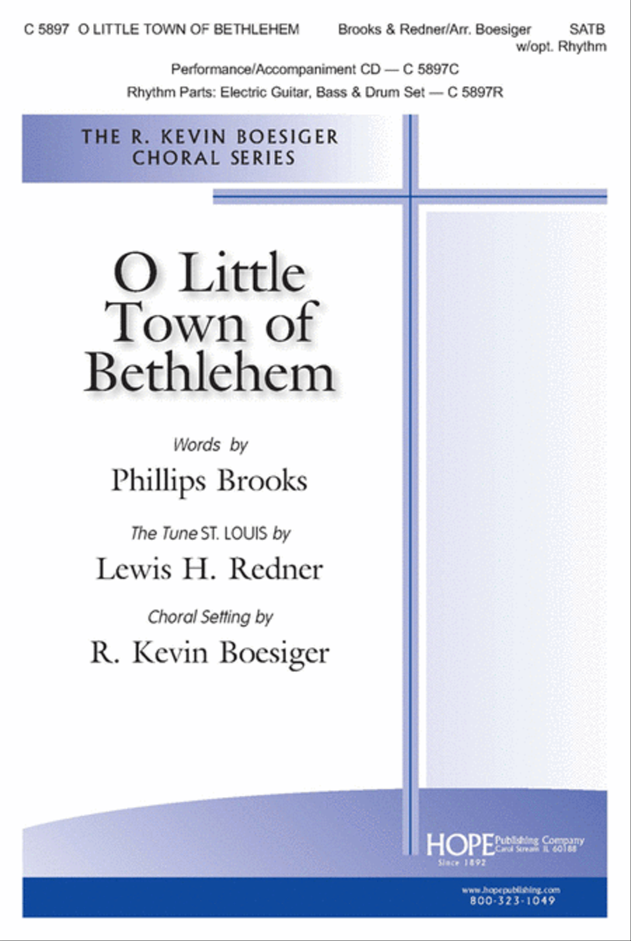 O Little Town of Bethlehem 4-Part scores gallery preview page 1