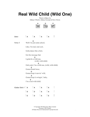 Real Wild Child (Wild One)