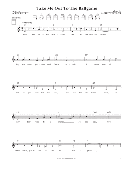 Take Me Out To The Ball Game (from The Daily Ukulele) (arr. Liz and Jim Beloff)