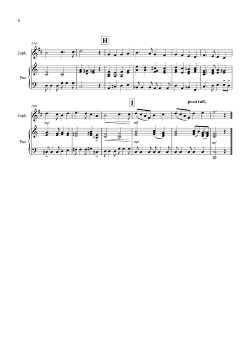 3 Easy Christmas Pieces for Euphonium and Piano image number null