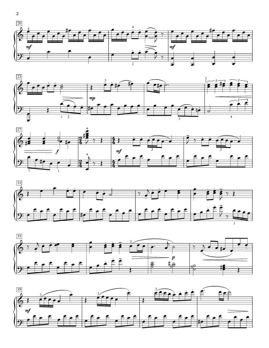 Mr. Guder (arr. Phillip Keveren) Piano Solo scores gallery preview page 2