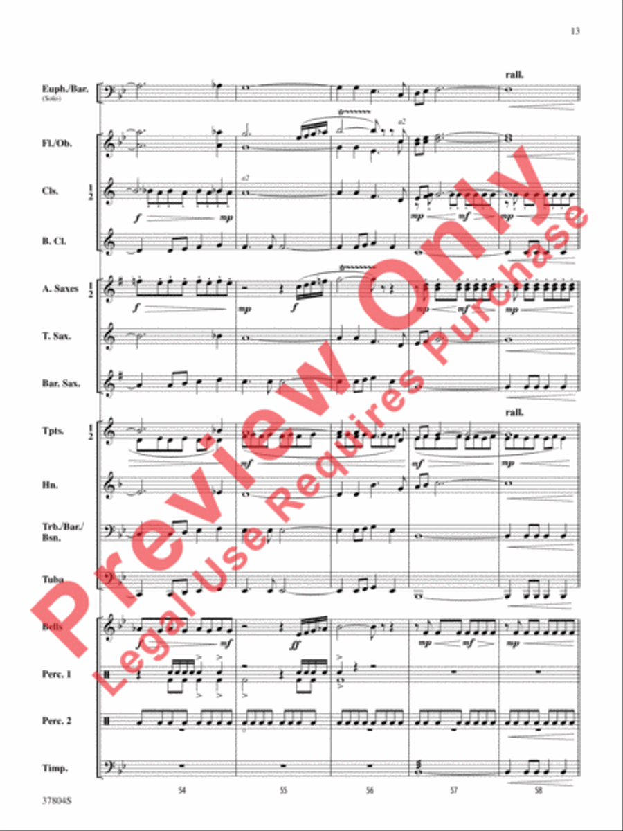 UFO UFO Concert Band scores gallery preview page 14