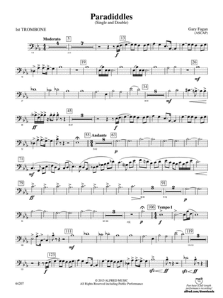 Paradiddles: 1st Trombone