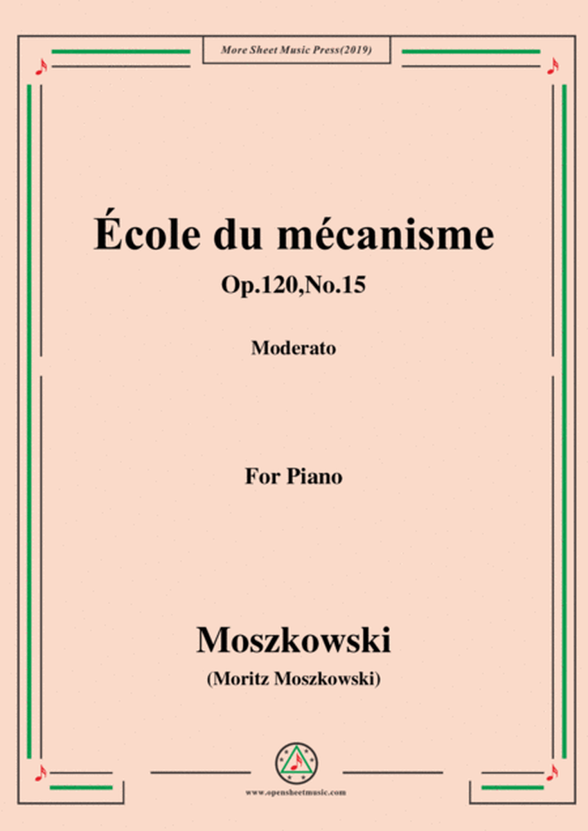 Duvernoy-École du mécanisme,Op.120,No.15,for Piano