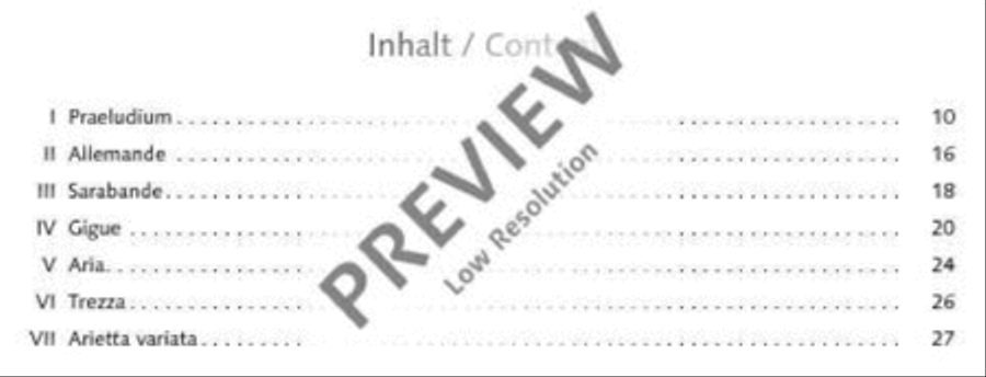 Partita VII Viola scores gallery preview page 10
