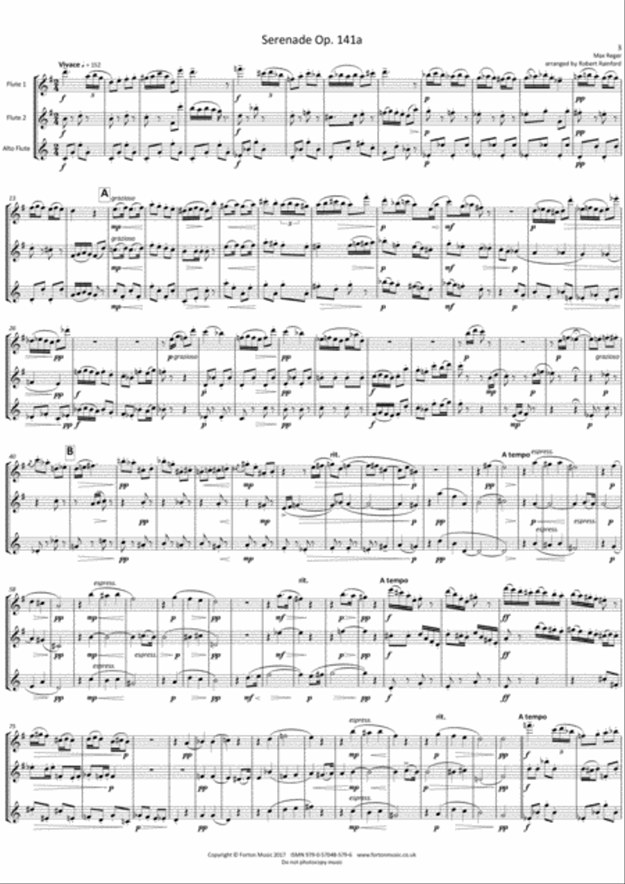 Serenade Flute scores gallery preview page 3