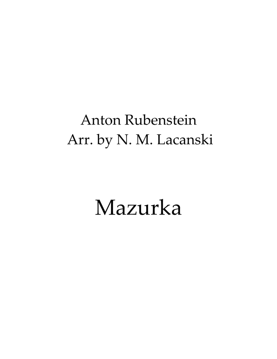 Mazurka image number null