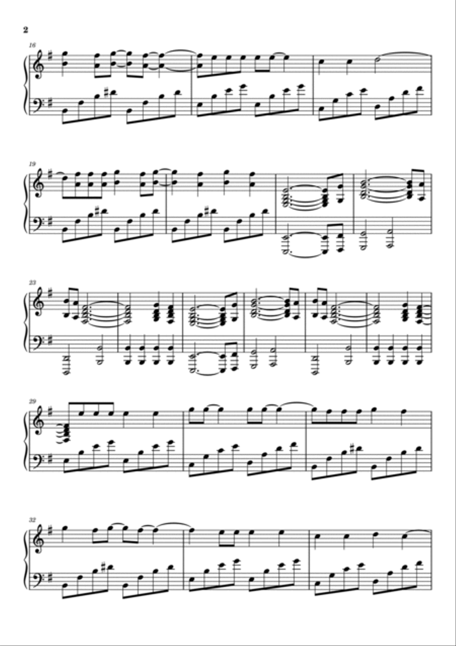 Mutter Piano Solo scores gallery preview page 2