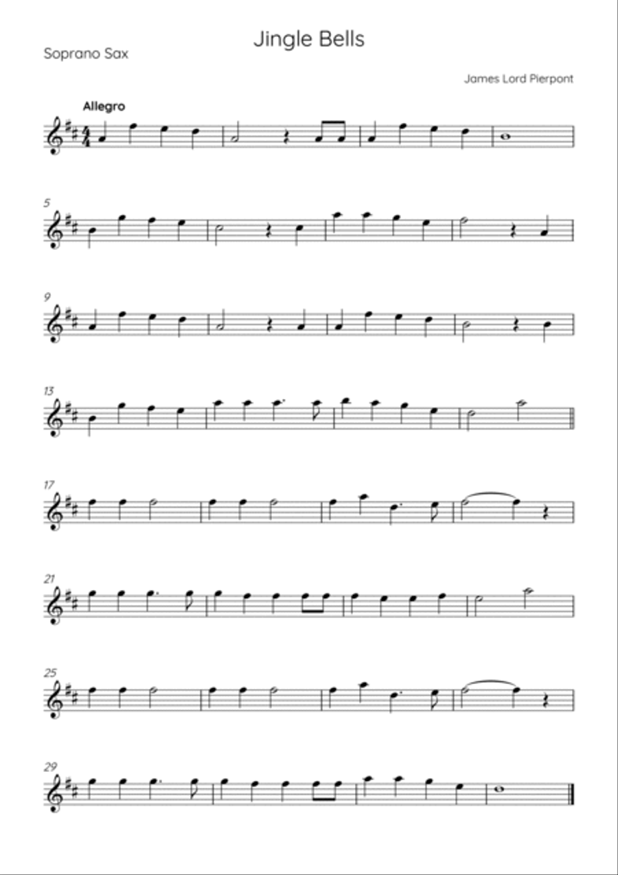 Jingle Bells Chamber Music scores gallery preview page 5