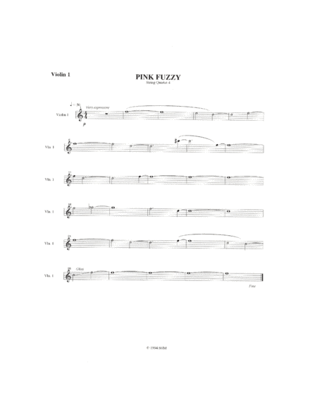 String Quartet #1-Remote Control-Parts