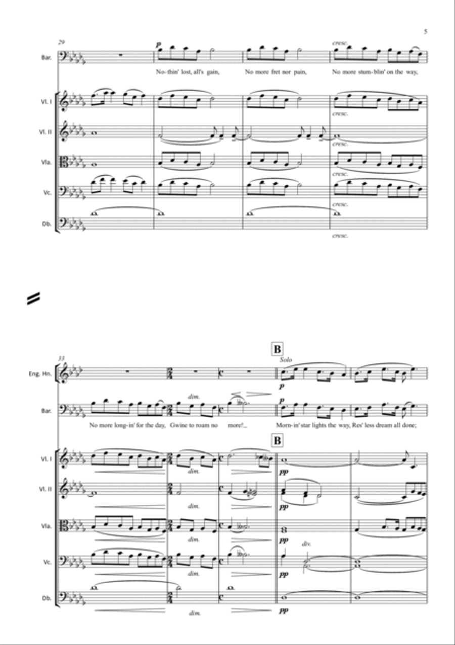 Goin' Home Full Orchestra scores gallery preview page 5