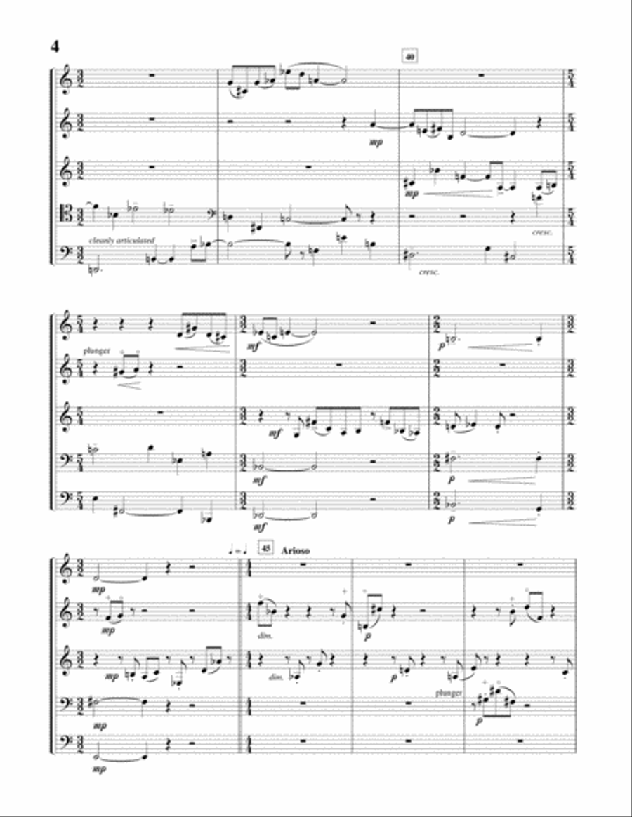 [Fennelly] Velvet and Spice Brass Ensemble scores gallery preview page 6