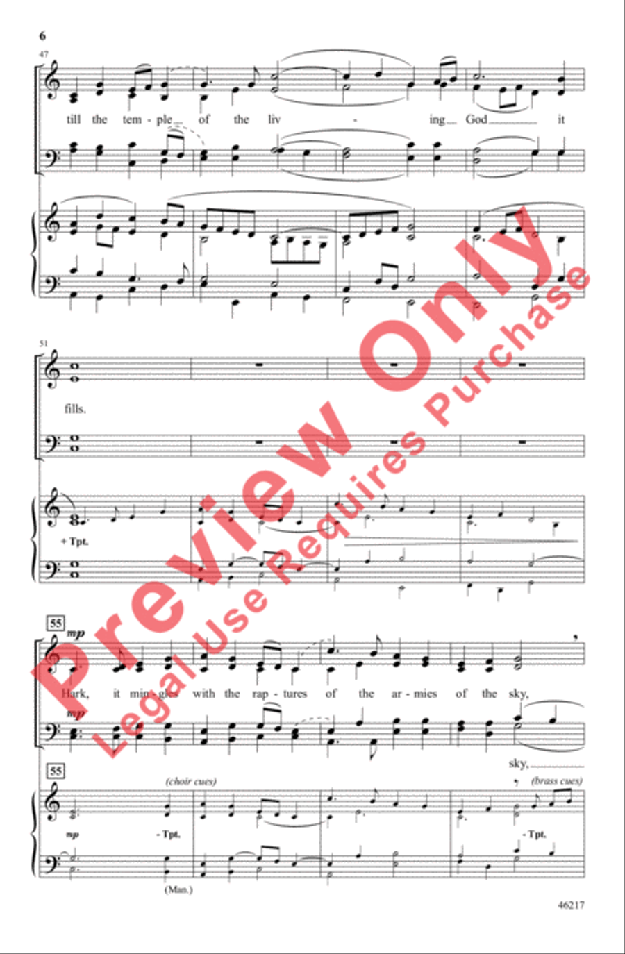 Hark, Creation's Alleluia 4-Part scores gallery preview page 6