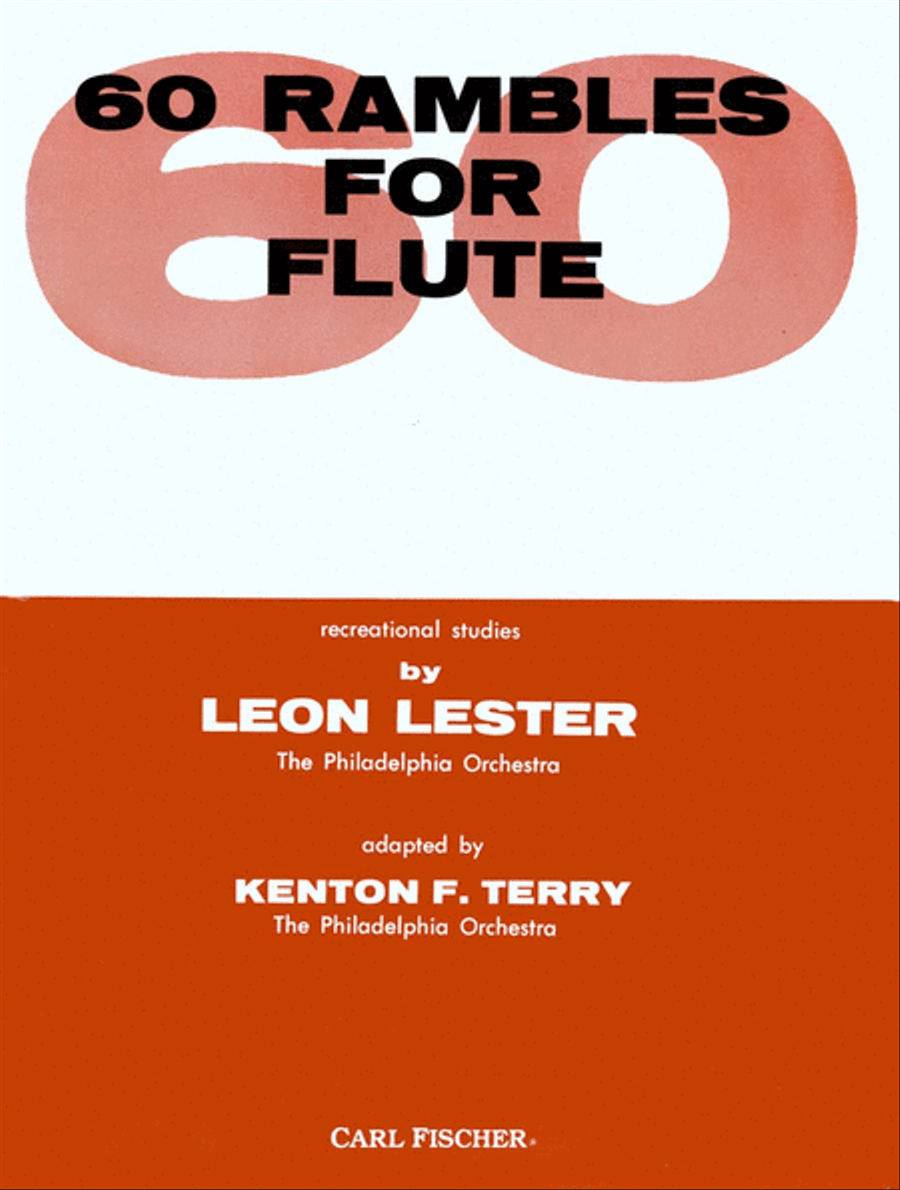 60 Rambles For Flute 60 Rambles For Flute Flute scores gallery preview page 1