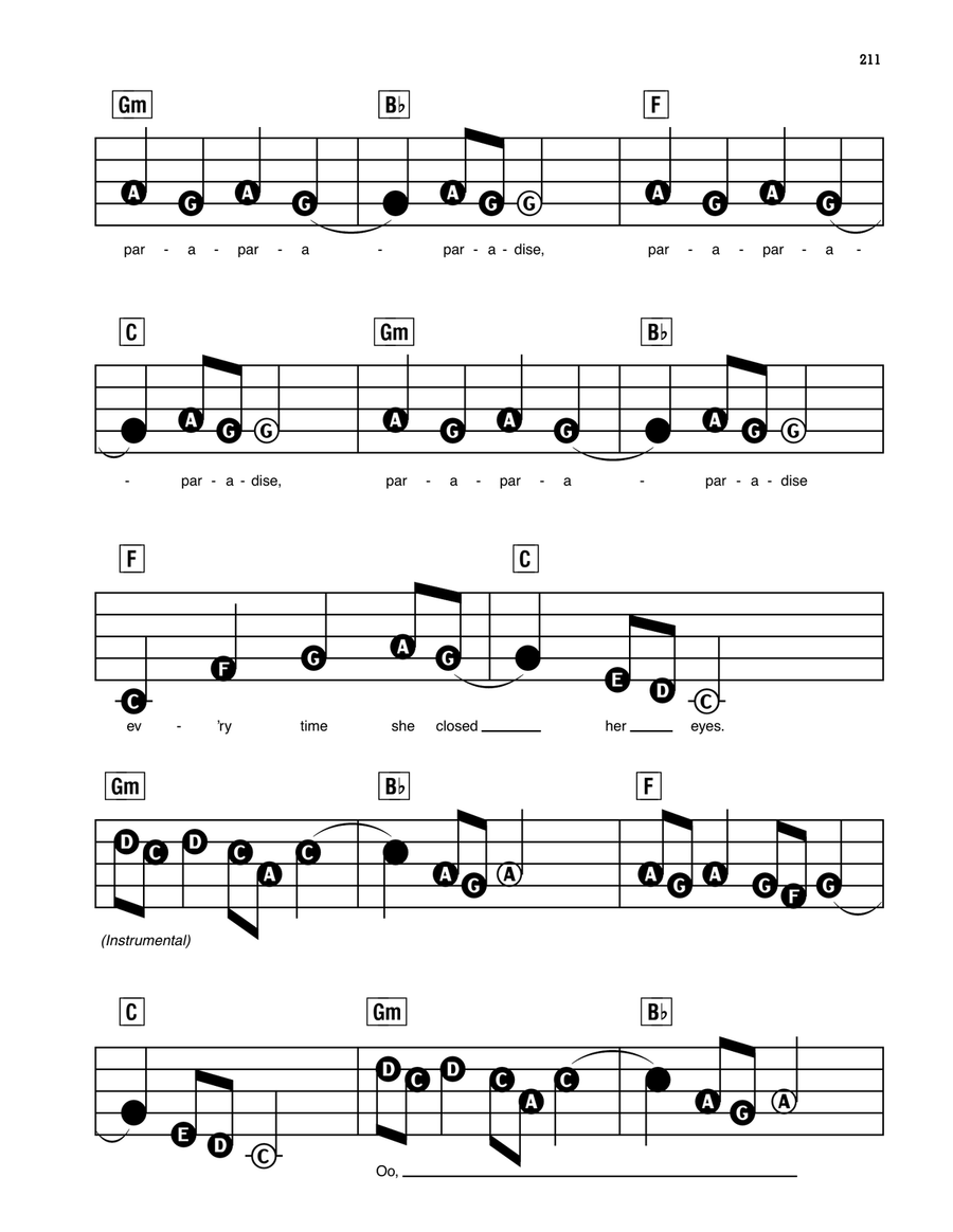Paradise Electronic Keyboard scores gallery preview page 2