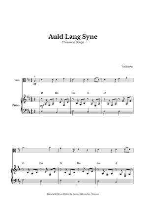 Auld Lang Syne for Easy Viola and Piano