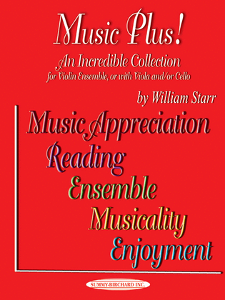 Book cover for Music Plus! An Incredible Collection