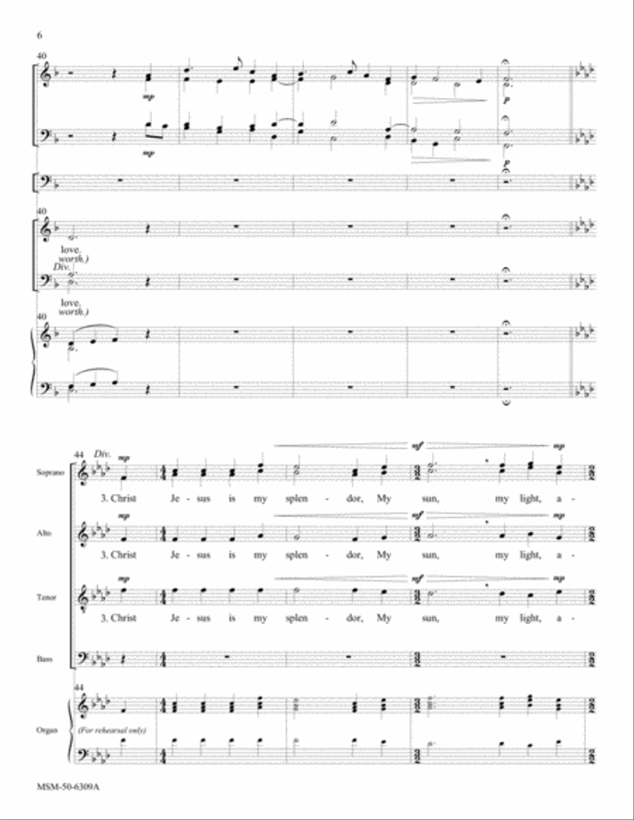 If God Himself Be For Me (Full Score and Instrumental Parts) Choir scores gallery preview page 4