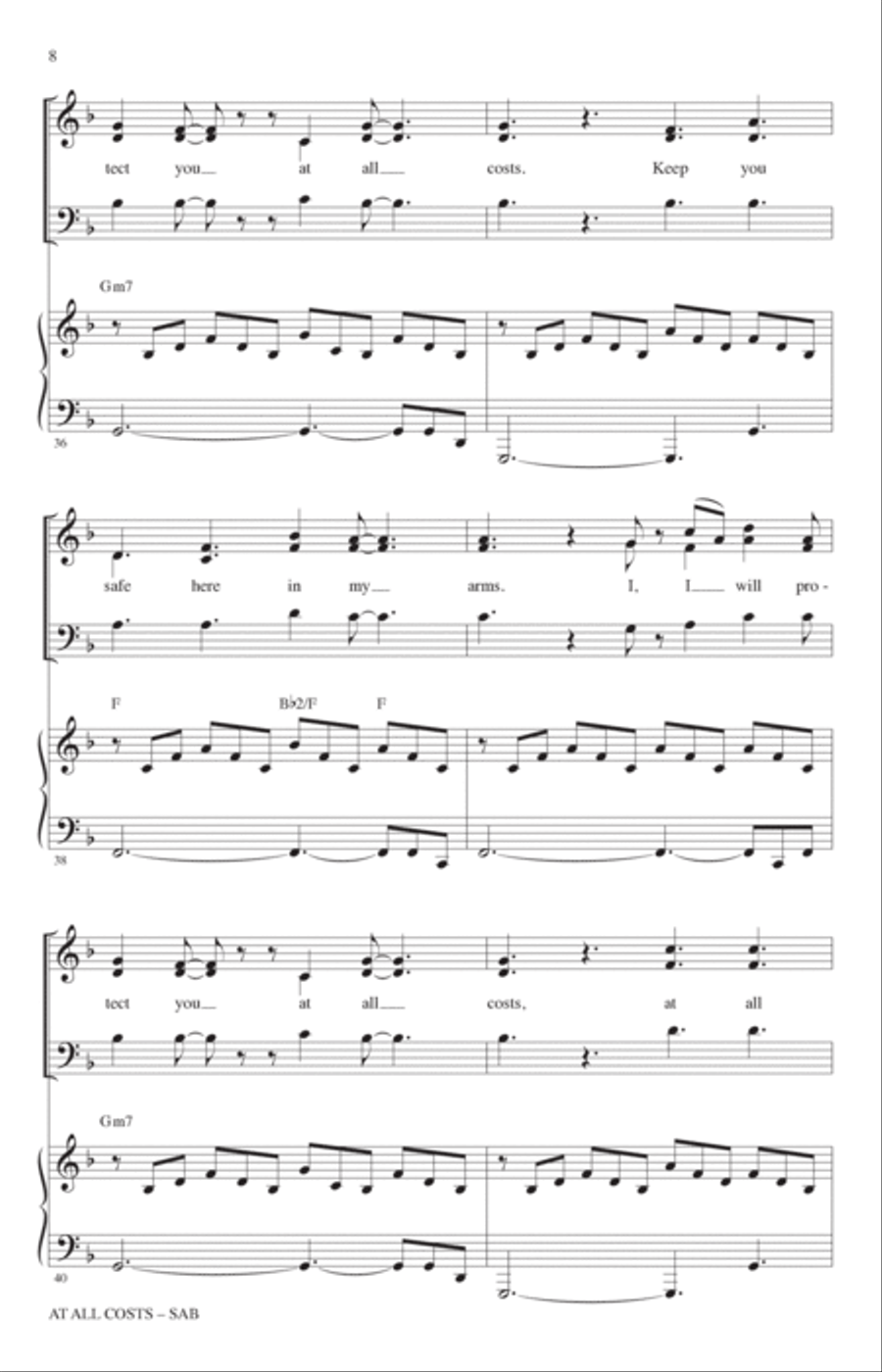 At All Costs (from Wish) (arr. Mac Huff) 3-Part scores gallery preview page 7