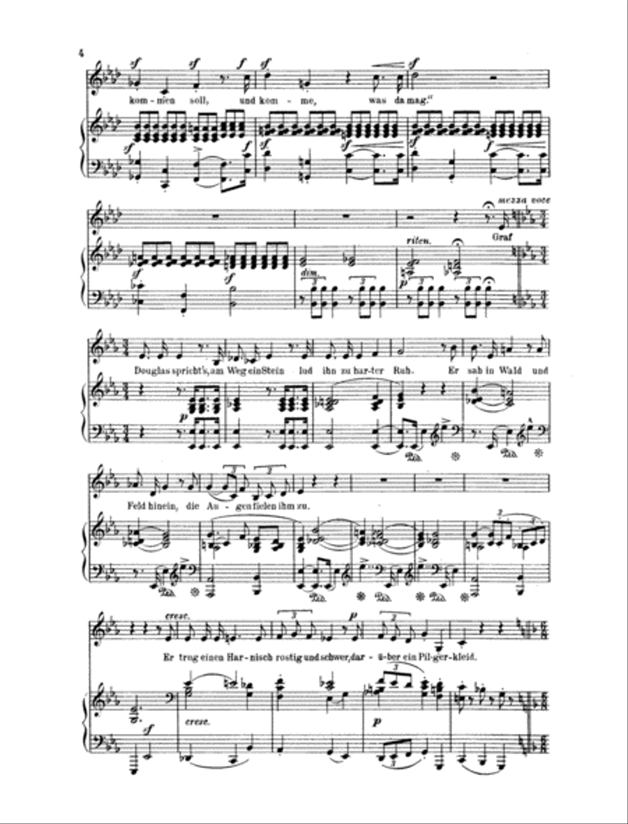 Archibald Douglas, Op. 128 Low Voice scores gallery preview page 3