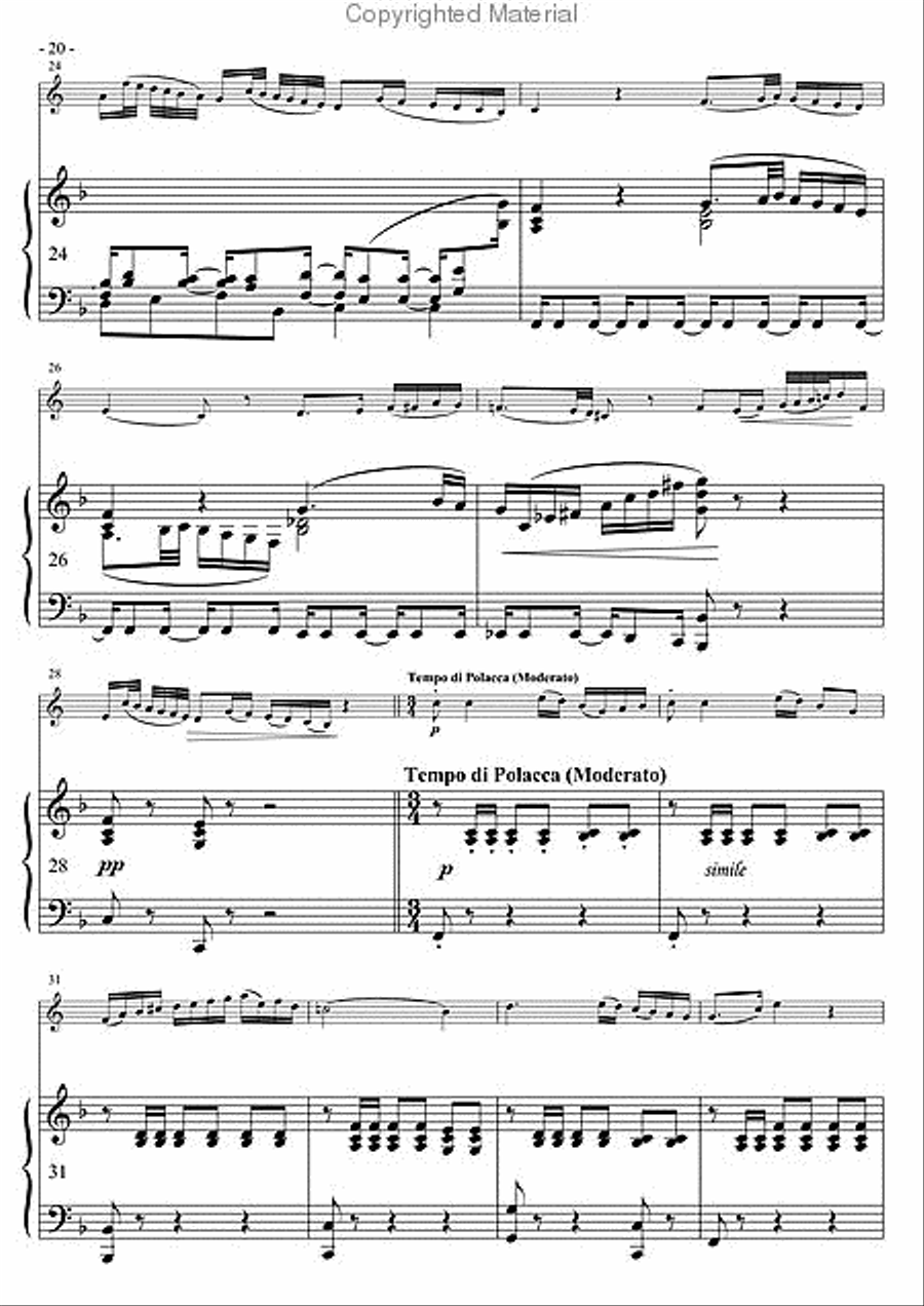 Theme & Variations Clarinet scores gallery preview page 3