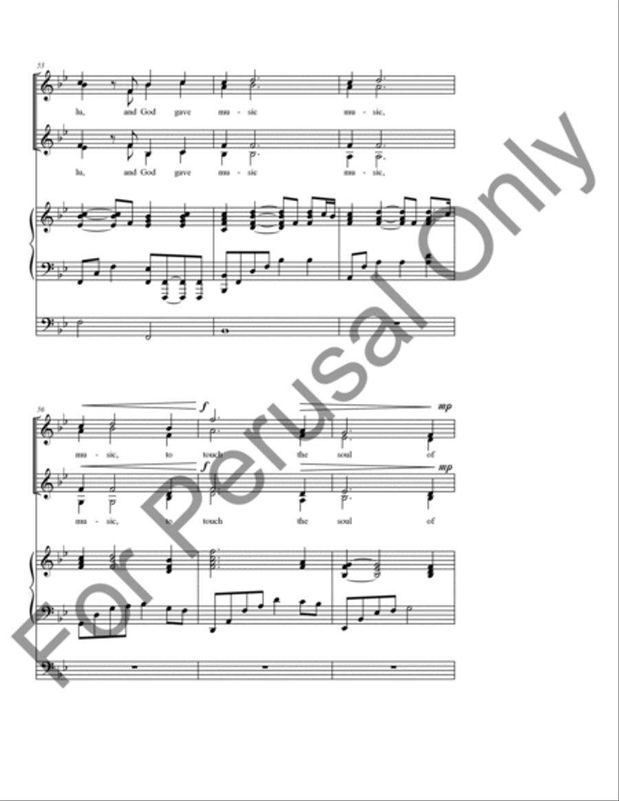 And God Gave Music And God Gave Music SSAA scores gallery preview page 9