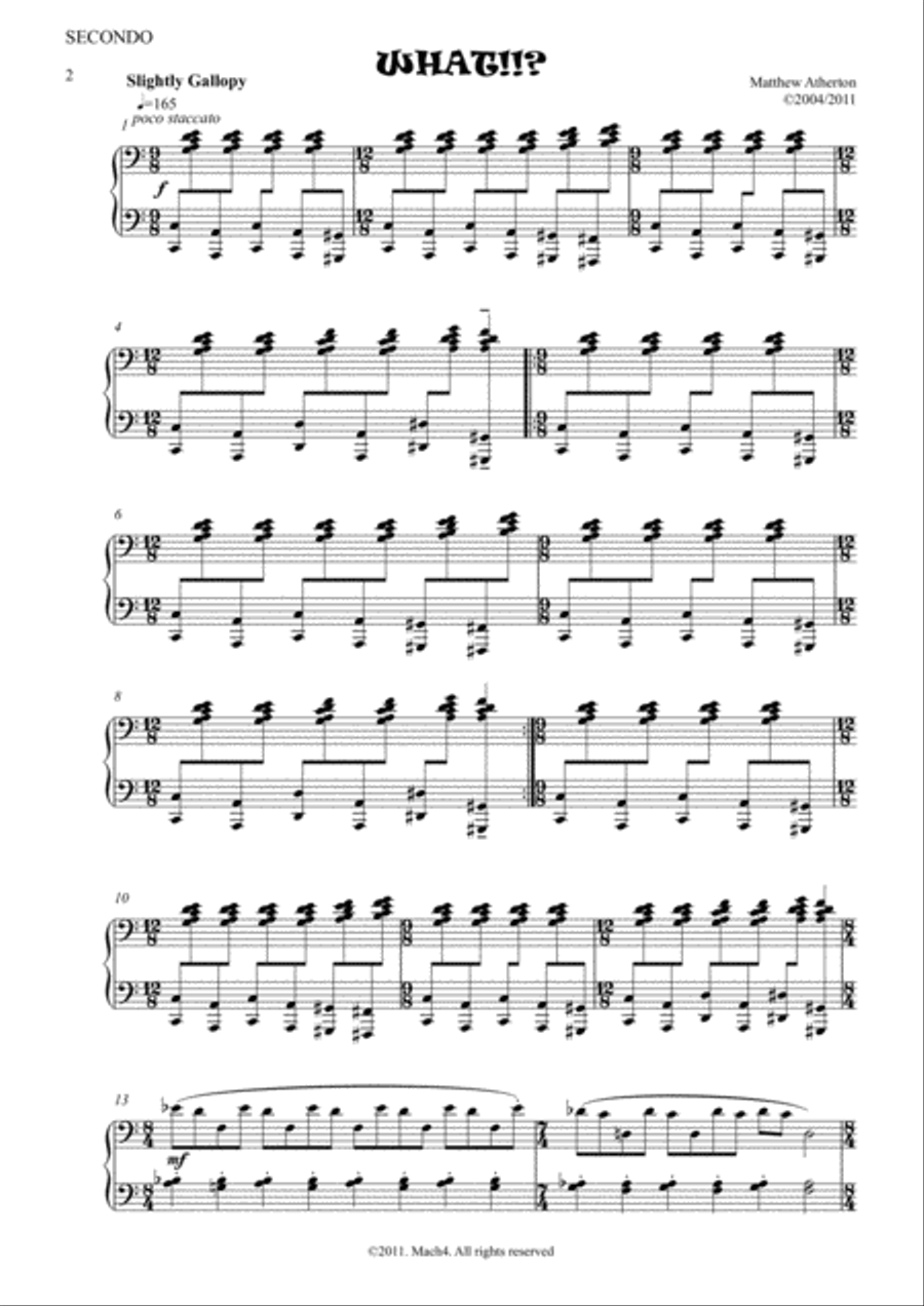 WHAT!!? Piano scores gallery preview page 2