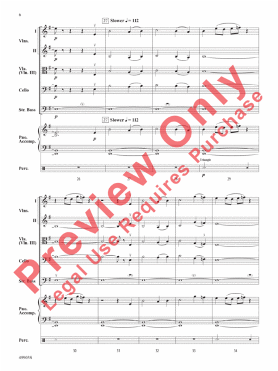 Galactic Nature String Orchestra scores gallery preview page 7