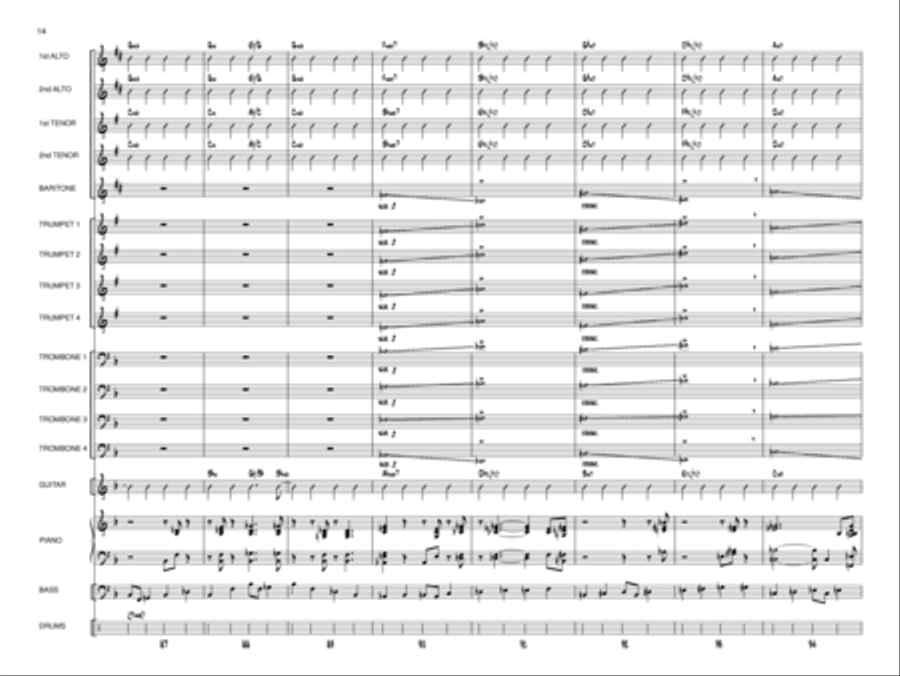Pedal to the Metal Pedal to the Metal Jazz Ensemble scores gallery preview page 13